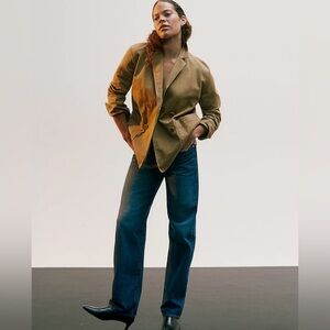 MADEWELL Crossover Blazer Jacket in (Re)generative Chino XXS